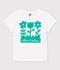 T-shirt a maniche corte in cotone bambina