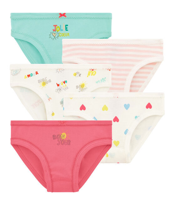 Confezione da 5 slip bambina variante 1