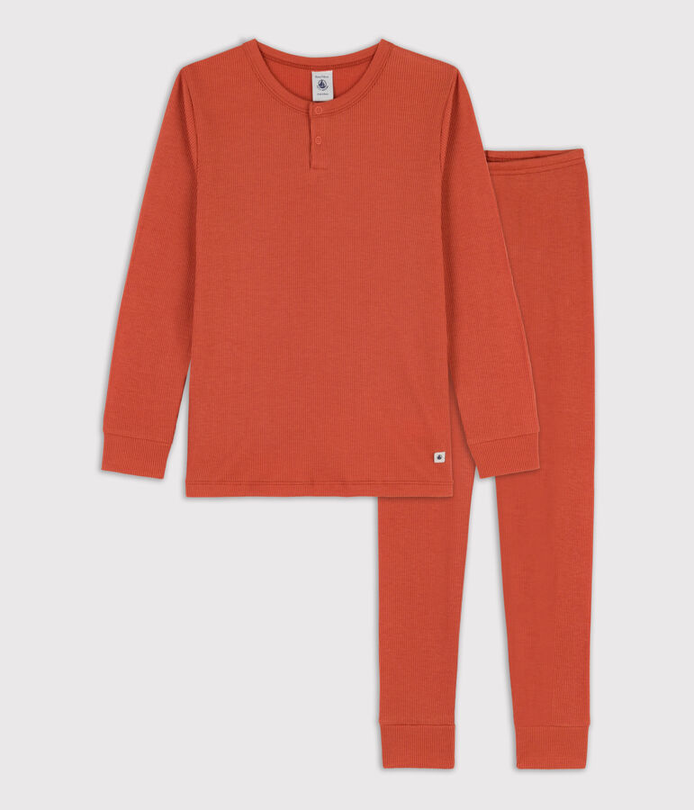 Pigiama in cotone e lyocell per bimba/bimbo rosa