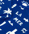 T-shirt da bagno anti-UV a maniche lunghe con stampa bambino blu PORCELANA/ MARSHMALLOW