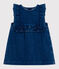Abito smanicato in denim neonata blu DENIM MOYEN