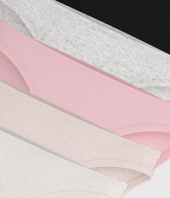 Confezione da 5 slip in cotone leggero Donna Variante 3 PACK