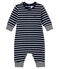 Tutina lunga iconica per bebé maschio blu SMOKING/bianco MARSHMALLOW