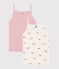 Set di 2 canotte in cotone con granchi stampati bambino  variante 1