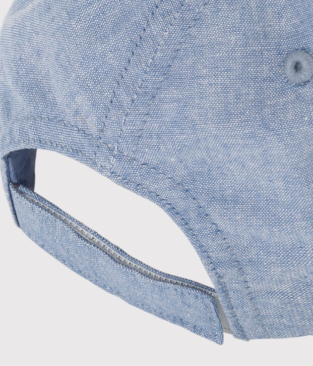 Cappellino Petit Bateau in denim bambino unisex multicolore