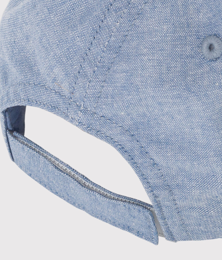 Cappellino Petit Bateau in denim bambino unisex multicolore