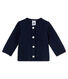Cardigan in tubique trapuntato neonata