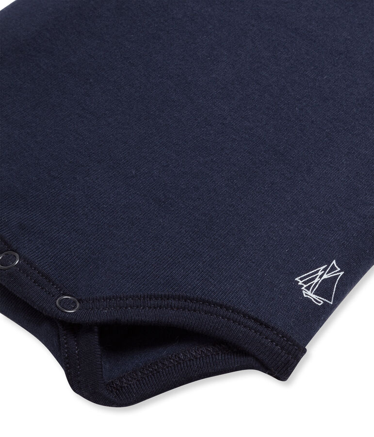 Body b&eacute;b&eacute; con collo alto blu