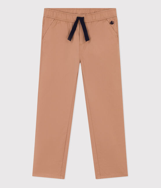 Pantaloni regular in serge di cotone bambino beige VINTAGE