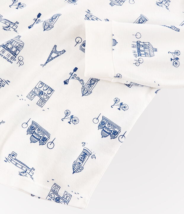 Duo pigiami bambina a costina multicolore