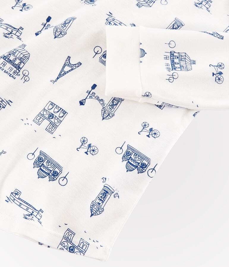 Duo pigiami bambina a costina multicolore