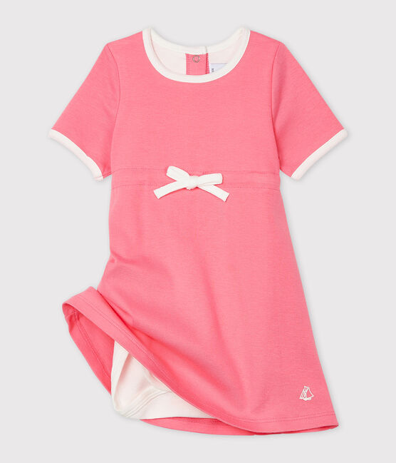 Abito body manica corta bebè femmina rosa CUPCAKE