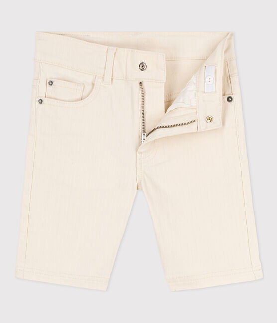 Bermuda in denim bambino ecru AVALANCHE