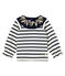 Marinière bambina rivisitata beige COQUILLE/blu SMOKING CN