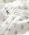 Tutina pigiama coniglio bebè in tubique bianco MARSHMALLOW/bianco MULTICO