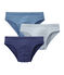 Lotto di 3 slips per bambino tinta unita bianco LOT