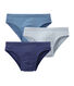 Lotto di 3 slips per bambino tinta unita