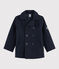 Caban in drap di lana ragazzo blu SMOKING