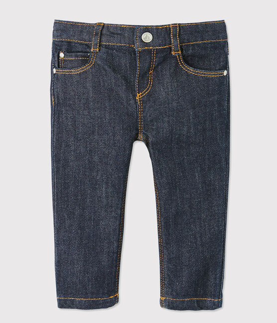Pantalone slim bebè maschietto in jeans blu JEAN