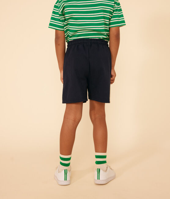 Shorts in cotone bambino blu SMOKING