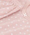 Pigiama bambina manica corta in cotone a pois SALINE/ MARSHMALLOW