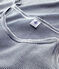 Abito con spalline in cotone donna blu SMOKING/bianco MARSHMALLOW
