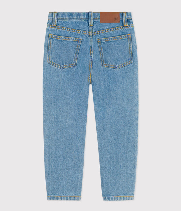 Pantalone in denim bambino blu