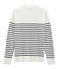 Pull marinaro uomo bianco MARSHMALLOW/blu SMOKING
