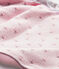Tutina per bebé femmina doppio tessuto rosa VIENNE/bianco MULTICO
