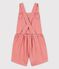Tutina corta bambina in lyocell rosa PAPAYE