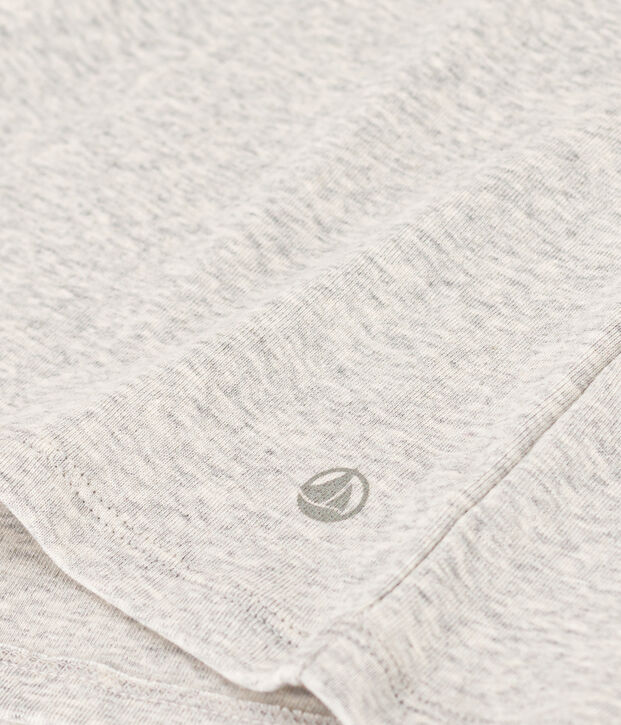 T-shirt L'ICONIQUE girocollo in cotone Donna BELUGA CHINE