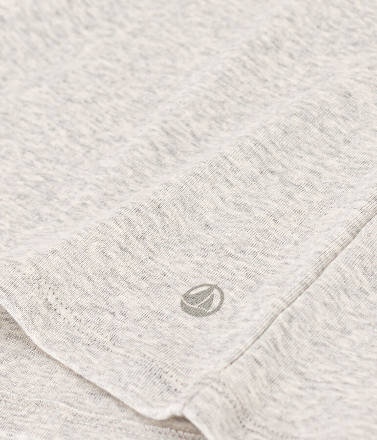 T-shirt L'ICONIQUE girocollo in cotone Donna grigio