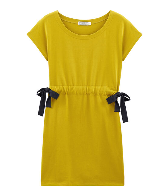 Abito maniche corte donna verde BAMBOO