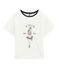tee-shirta maniche corte per bambina bianco MARSHMALLOW