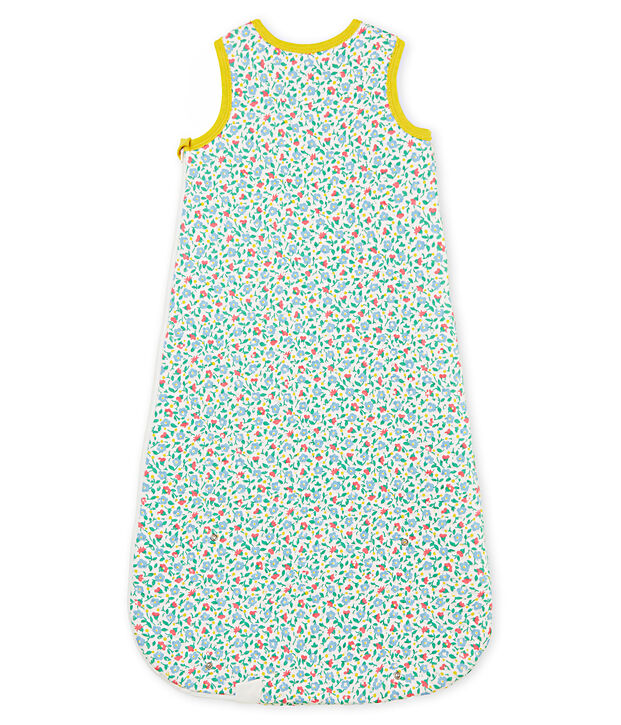 Sacco nanna compatto bambina in tubique bianco/multicolore