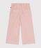 Pantaloni in velluto bambina rosa SALINE