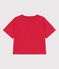 T-shirt LE BOXY in cotone donna rosso PEPS