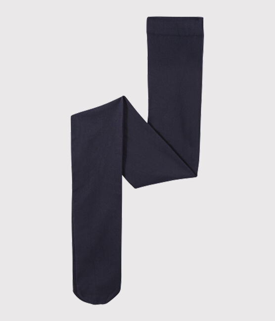 Collant microfibra bambina blu SMOKING