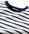 T-shirt L'ICONIQUE girocollo in cotone Donna bianco MARSHMALLOW/blu SMOKING