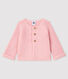 Cardigan lana e cotone bebè femmina