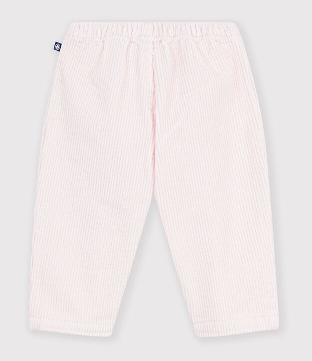 Pantaloni in velluto tinta unita neonato BARELY