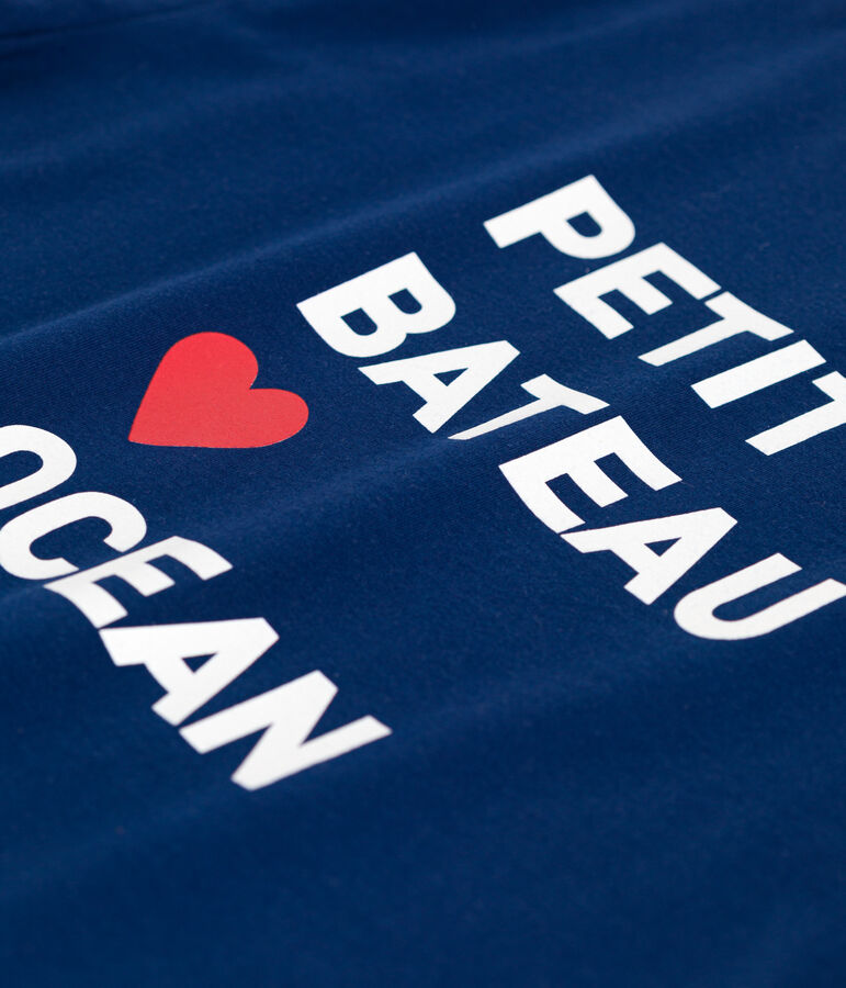 T-shirt Le Boxy in cotone donna blu