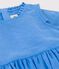 Abito senza maniche in lino bambina blu BRASIER