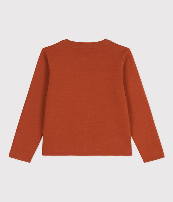 Cardigan in cotone bambina marrone RUSTY