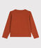 Cardigan in cotone bambina marrone RUSTY