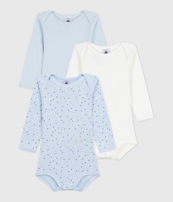 Set di body a maniche lunghe in cotone con stelle stampate neonato variante 1