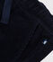 Pantaloni dritti in velluto bambino blu SMOKING