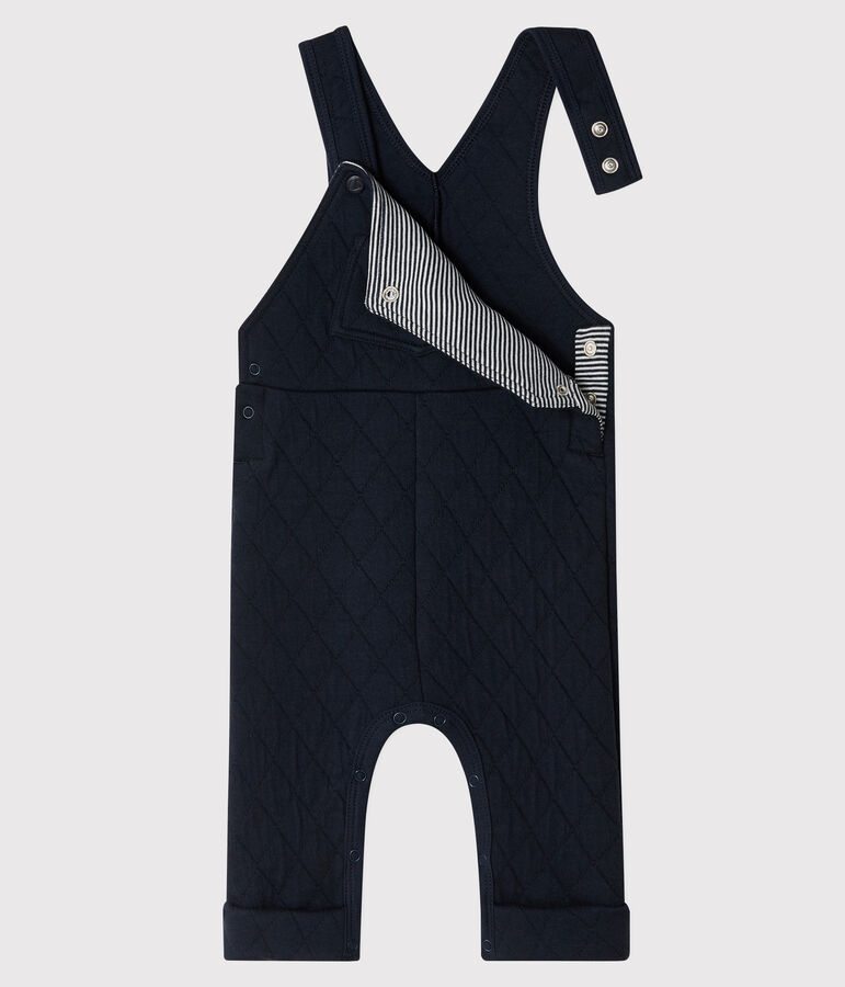 Salopette lunga beb&egrave; maschio blu