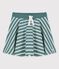 Gonna in cotone bambina verde BRUT/bianco AVALANCHE