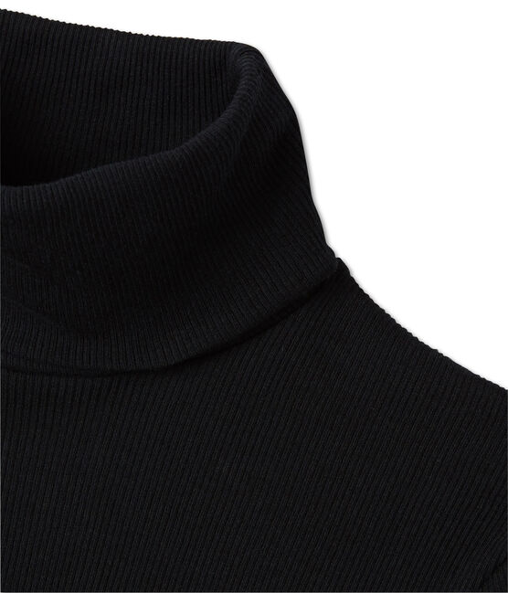 Sous pull donna tinta unita nero NOIR